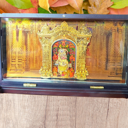 24K Gold Plated Shri Hanuman Ji Pocket Temple
