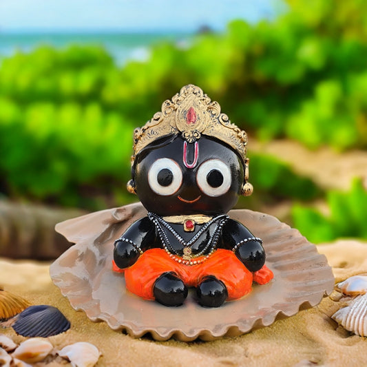 Bal Jagannath Murti on Shankh Base | Bal Jagannath Murti