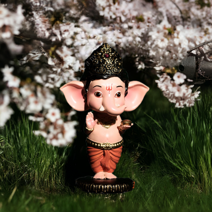 Bal Ganesha Idol| Lord Ganesha Balroop Idol| Ganpati Bappa Idol for Spiritual Decor