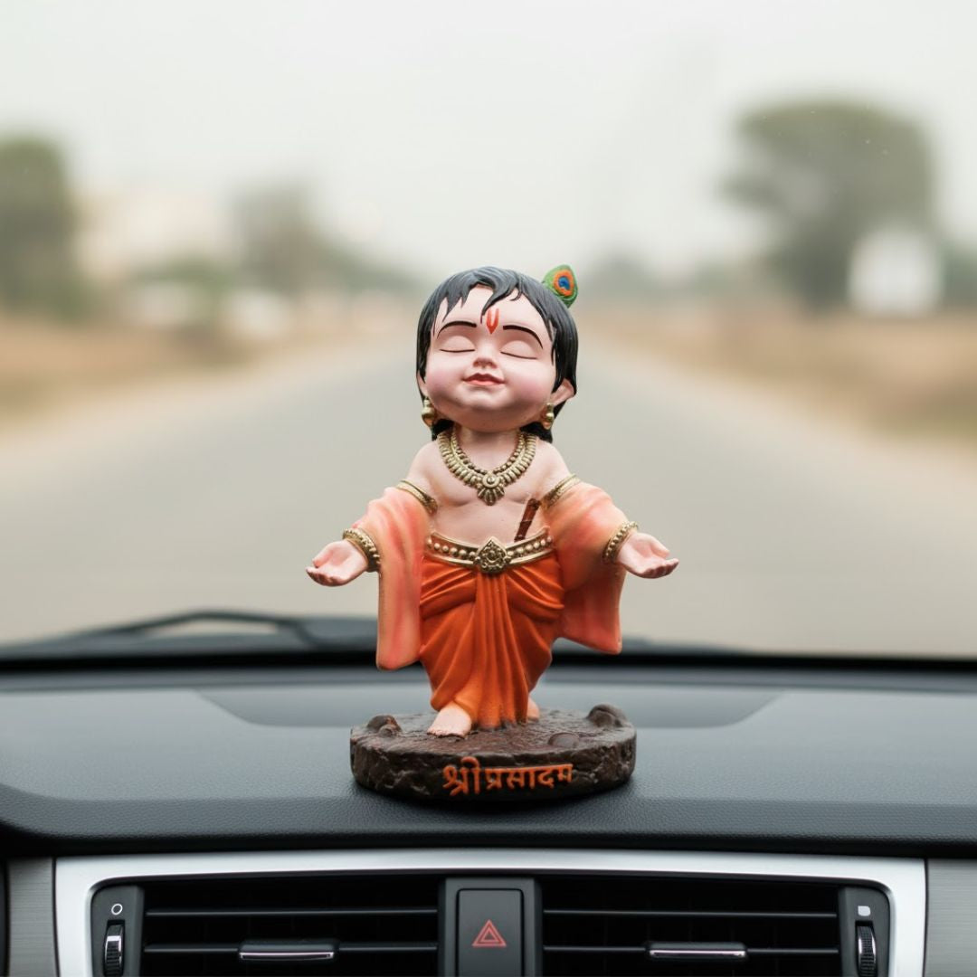 Bal Gopal Murti For Car Dashboard