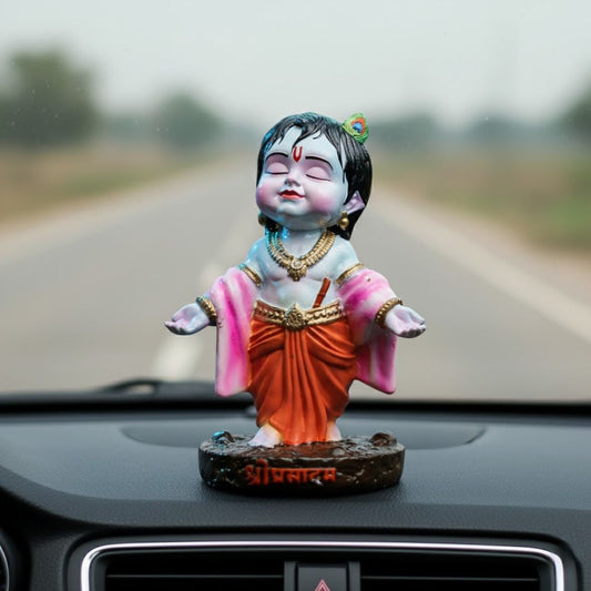 Bal Gopal Murti For Car Dashboard (Blue)