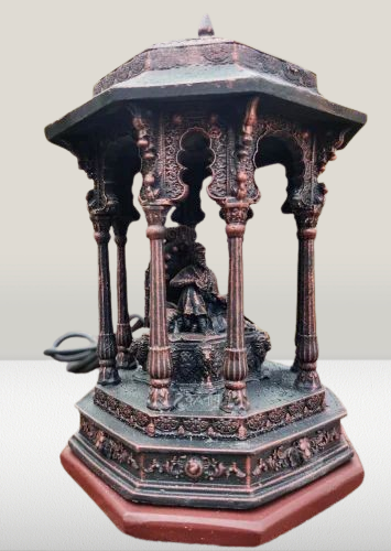 Shivaji Maharaj Meghdambari Sculpture (Antique finish)