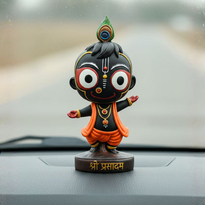 Dancing Bal Jagannath Murti For Car Dashboard