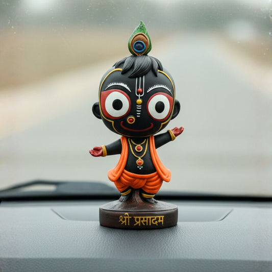 Dancing Bal Jagannath Murti For Car Dashboard