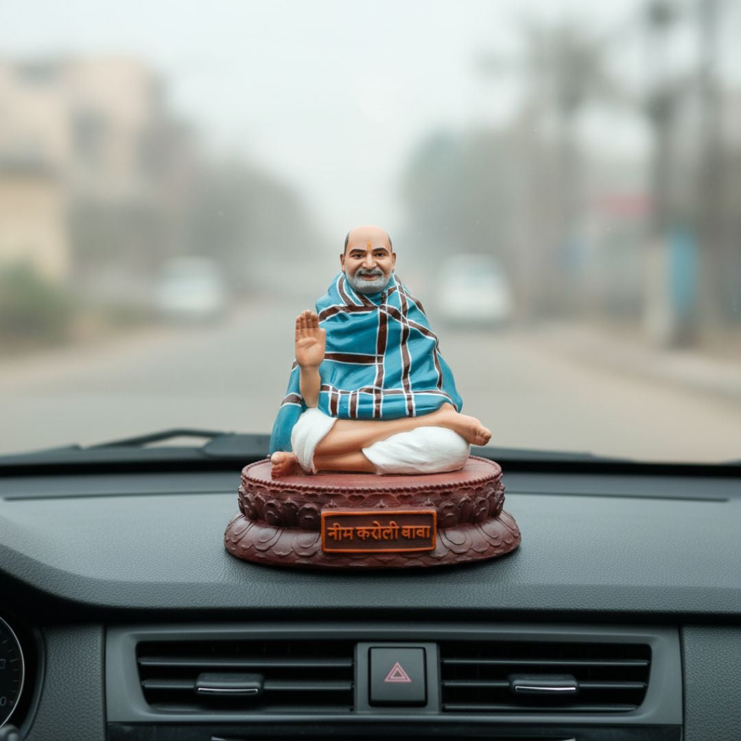 Neem Karoli Baba Murti For Car Dashboard