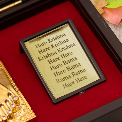 Gold Plated Lord JAGANNATH Pocket Temple