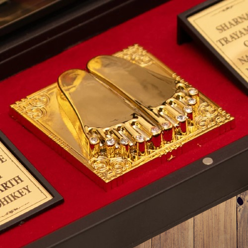 Gold Plated MATA Vaishno Devi Pocket Temple