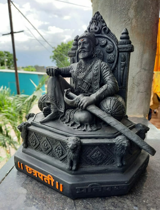 Chatrapati shivaji maharaj 8 Inch | Shivaji Maharaj Home Decor Statue