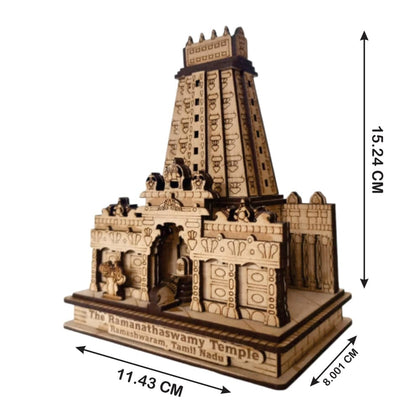 3D The Ramanathaswamy Temple Rameshwaram – Exquisite Wooden Replica | Ramanathaswamy Temple model