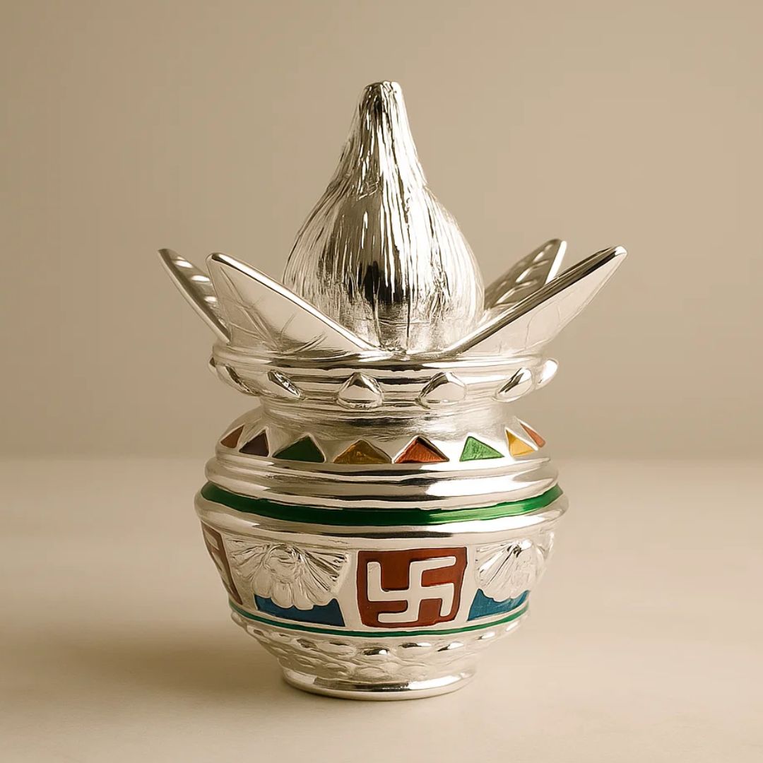 Silver & Gold Plated Kalash for Pooja & Gifting