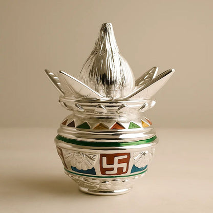 Silver & Gold Plated Kalash for Pooja & Gifting
