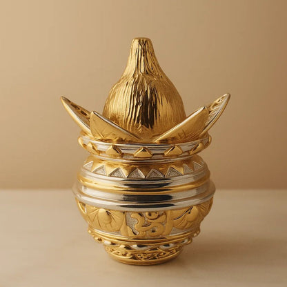 Silver & Gold Plated Kalash for Pooja & Gifting