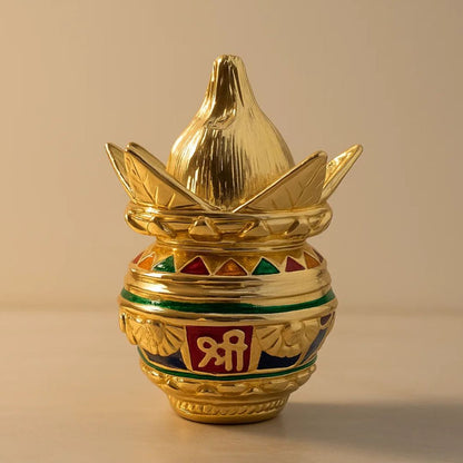 Silver & Gold Plated Kalash for Pooja & Gifting