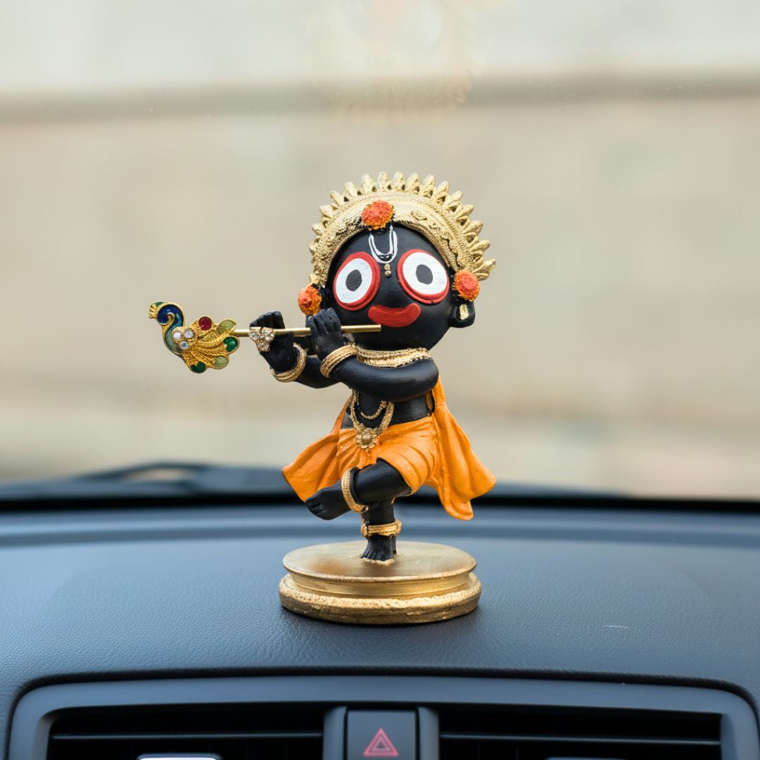 Standing Bal Jagannath Idol For Car Dashboard