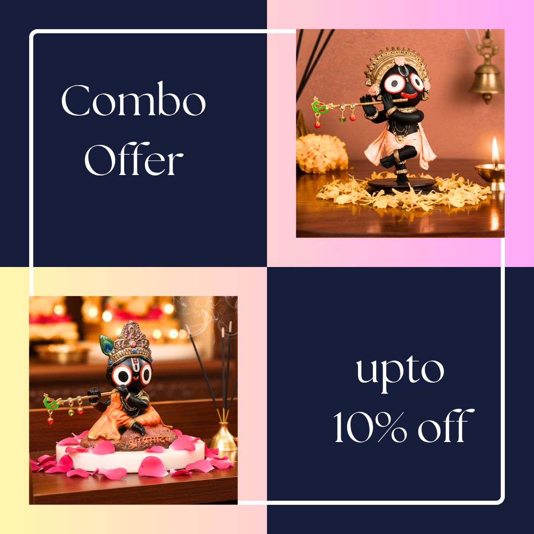 Bhagwan Jagannath Murti Combo Set