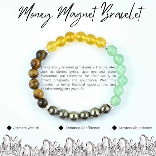 Money Magnet Bracelet For Men Tiger Eye Bracelet
