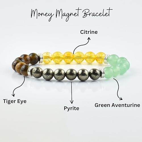 Money Magnet Bracelet For Men Tiger Eye Bracelet