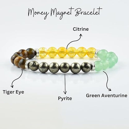 Money Magnet Bracelet For Men Tiger Eye Bracelet