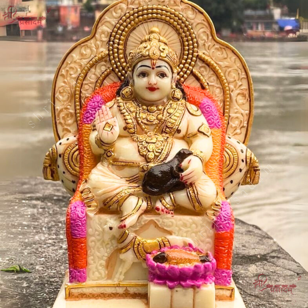 Lord Kuber Statue for Wealth & Glory | Kuber Murti for Home & Shop Online | Kuber Ji Idol for Money