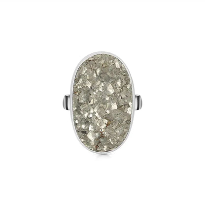 Pyrite Adjustable Ring