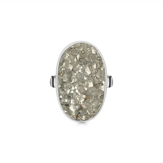 Pyrite Adjustable Ring