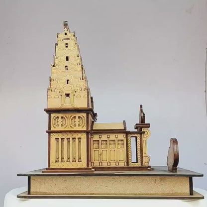 3D Shree Padmanabhaswamy Temple – Exquisite Wooden Handmade Model