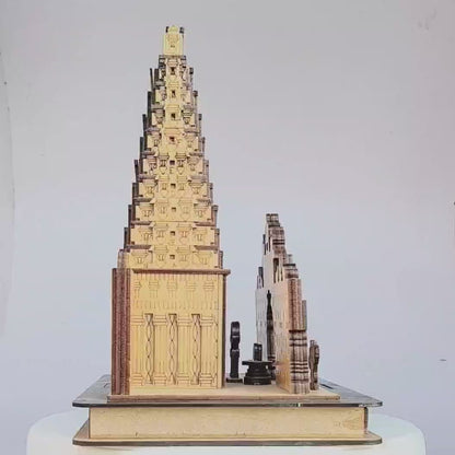 3D The Ramanathaswamy Temple Rameshwaram – Exquisite Wooden Replica | Ramanathaswamy Temple model