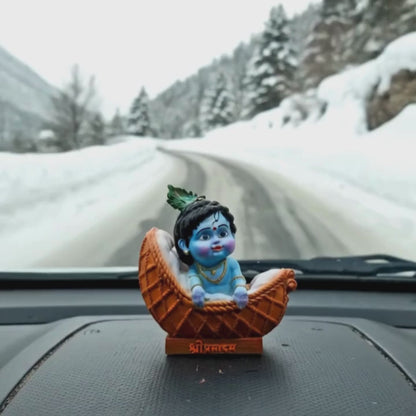 Laddo Gopal Murti For Car Dashboard