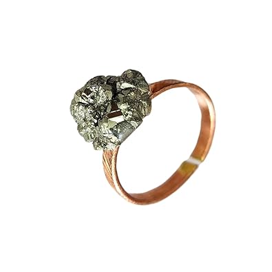Pyrite Rose Gold Ring