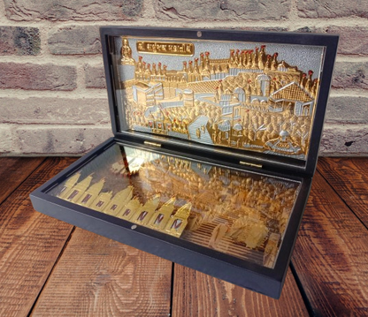 Gold Plated Jain SHATRUNJAYA MAHATIRTH Pocket Temple