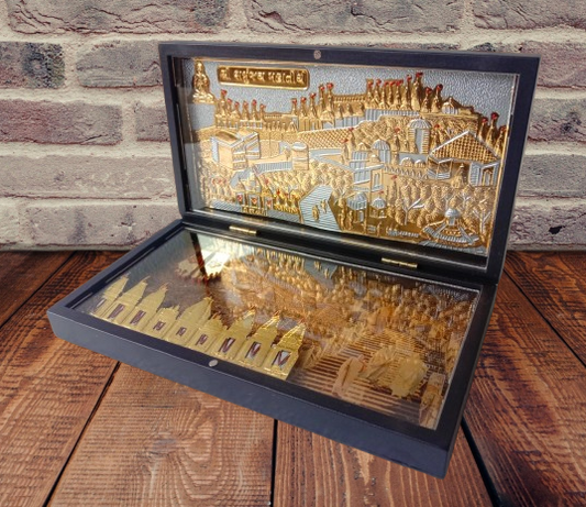 Gold Plated Jain SHATRUNJAYA MAHATIRTH Pocket Temple