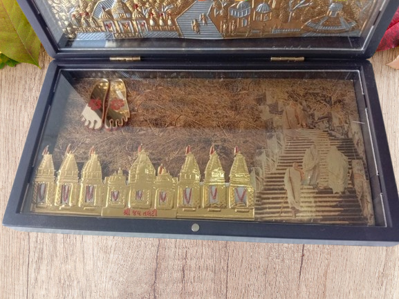 Gold Plated Jain SHATRUNJAYA MAHATIRTH Pocket Temple