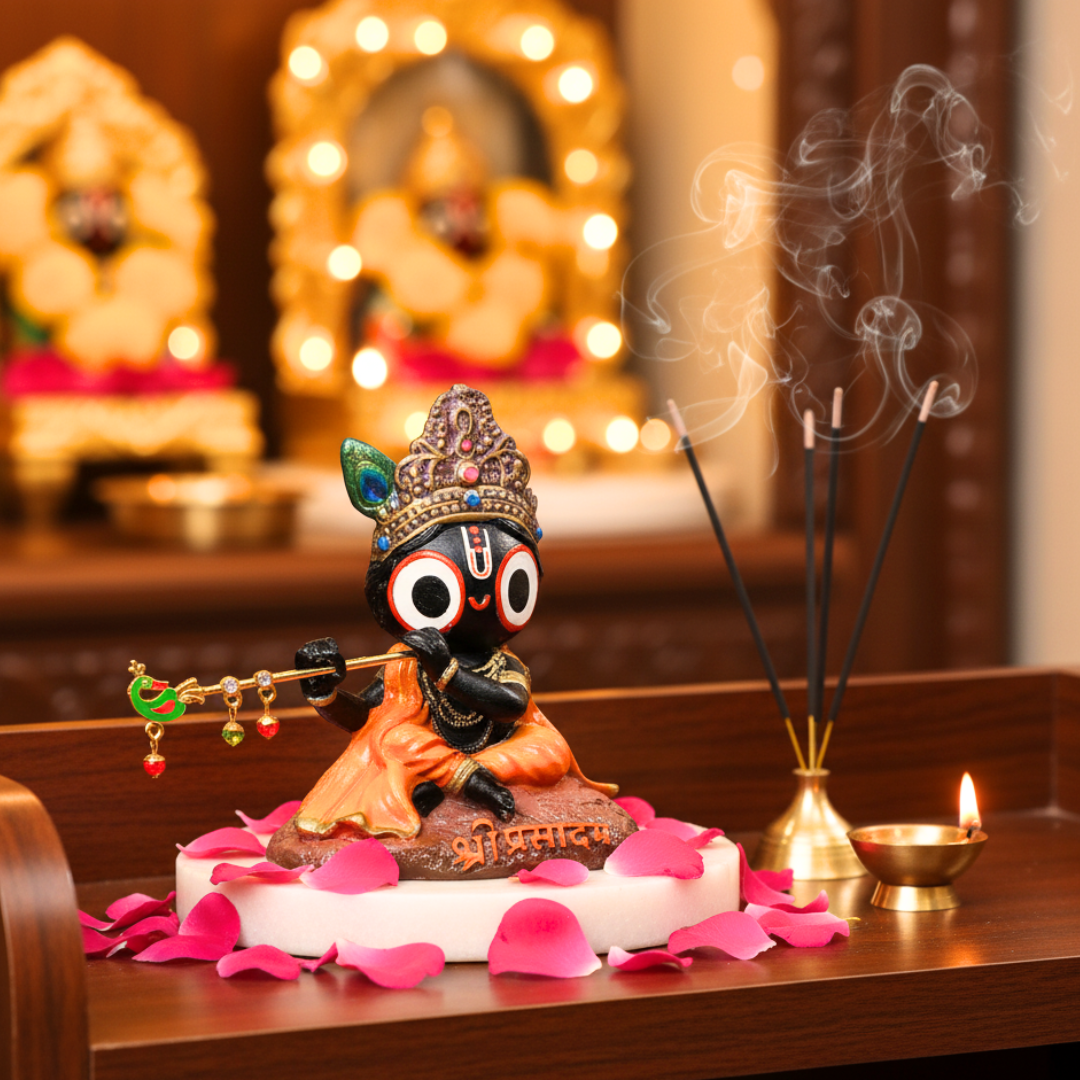 Lord Jagannath Idol | For Car Dashboard | For Home Temple | Gifts