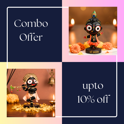 Standing & Dancing Form Of Bal Jagannath Murti Set