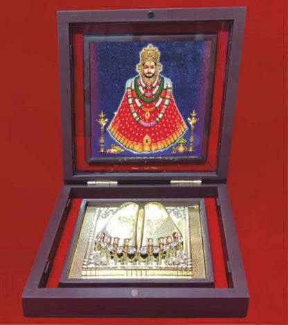 Yantram Khatu Shyam Charan Paduka Pocket Temple